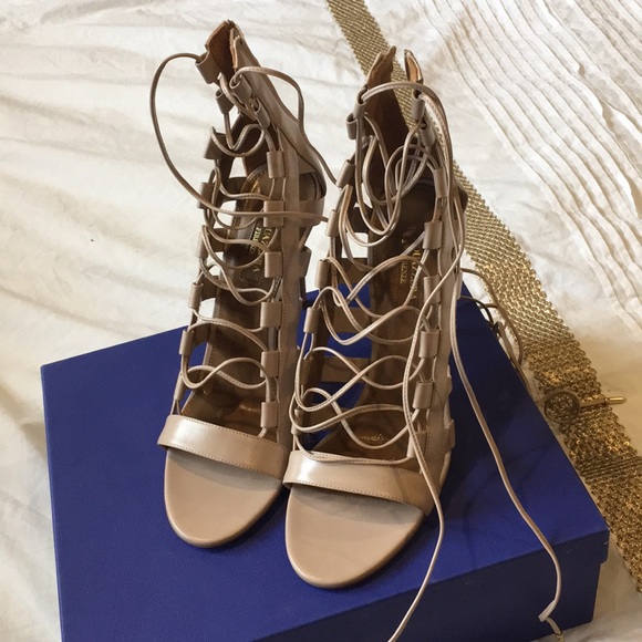 Brand new Aquazurra Lace up heels - Picture 3 of 4